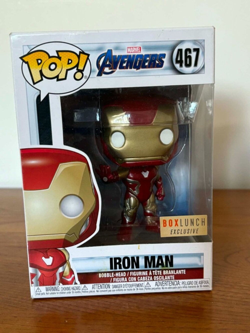Funko Pop! Iron Man #467 | Box Lunch Exclusive | Avengers | Marvel Vinyl Figure